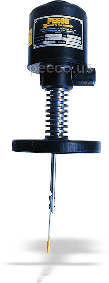 High Temperature Flow Switch with Finned Extensions